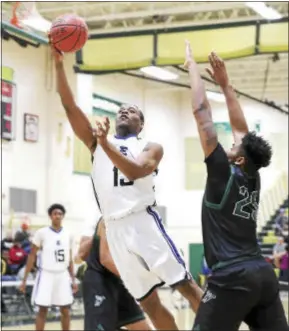  ?? JOHN BLAINE — FOR THE TRENTONIAN ?? Ewing’s Lawrence Joseph (13), pictured here playing against Winslow Township in the Group III state semifinals, will receive the Jack Cryan Award on Friday in Trenton.