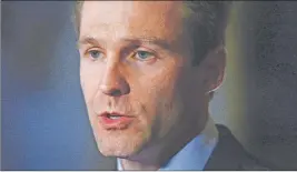  ?? CP PHOTO ?? New Brunswick Premier Brian Gallant said he won’t make major electoral reforms without first putting it to a referendum or seeking a mandate from voters in an election.