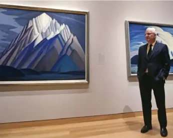  ?? CHARLES KRUPA/HEFFEL FINE ART AUCTION HOUSE ?? Mountain Forms, which belongs to Imperial Oil, is the last major Lawren Harris painting to be privately owned.