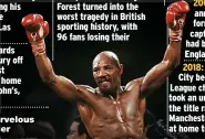  ??  ?? CHAMP: Marvelous Marvin Hagler