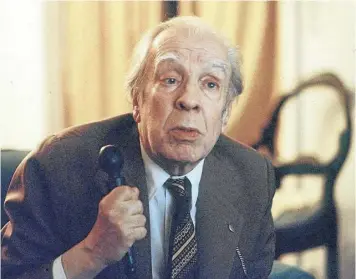  ??  ?? Jorge Luis Borges