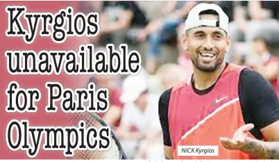  ?? ?? NICK Kyrgios