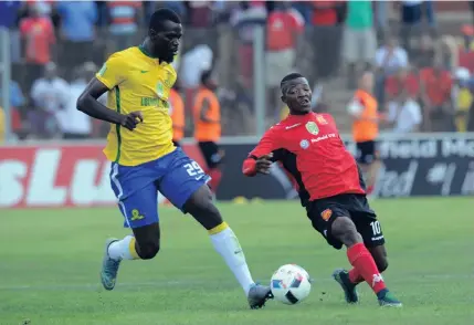  ??  ?? OPTIMUS PRIME: Soumahoro Bangaly can bully opponents, but his speed could be an issue in tomorrow’s Caf Champions League final.