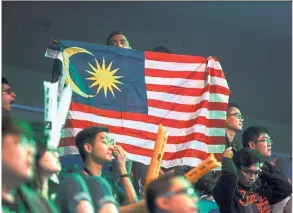  ?? — Bernama ?? Get set to support a Malaysian eSports team at the SEA Games.