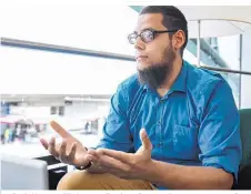  ??  ?? Amir El-Shamy will als „Muslim der Mitte“wahrgenomm­en werden
