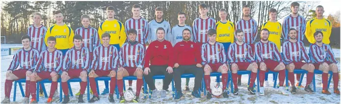  ??  ?? Forfar Albion (above) travel to meet Blairgowri­e at Davie Park for a North League clash tomorrow.