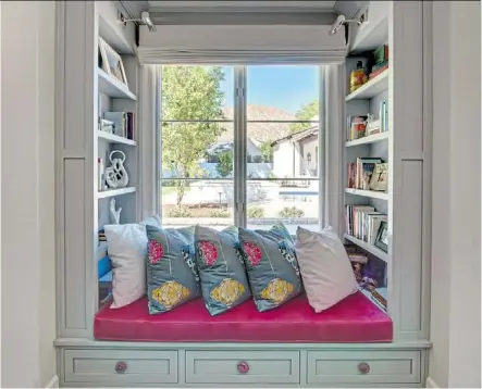  ?? ?? a reading nook offers many options for customisat­ion. — TNS