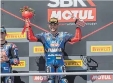  ?? FOTO: KALLIO RACING ?? Sandro Cortese blickt auf ein erfolgreic­hes Wochenende in Aragon zurück. Der Berkheimer holte nach fünf Jahren wieder einen Sieg in einem WM-Rennen.