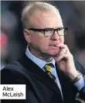  ??  ?? Alex Mcleish