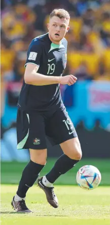  ?? Picture: Getty Images ?? Harry Souttar at the World Cup.