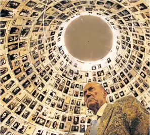  ??  ?? Yevtushenk­o, above, at the Holocaust Memorial in Jerusalem in 2007 and, below, reading his work in 2011: ‘without truth there is no happiness’