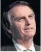  ??  ?? Bolsonaro: Set to become president