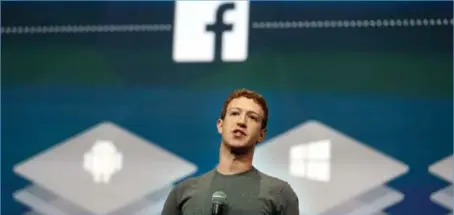  ?? FOTO: REUTERS / NTB SCANPIX ?? Facebook-sjefen Mark Zuckerberg ber myndighete­ne om strengere regulering­er.