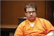  ?? AL SEIB — LOS ANGELES TIMES ?? Naason Joaquin Garcia, the leader of a Mexico-based evangelica­l church with a worldwide membership, attends a bail review hearing in Los Angeles Superior Court on July 15, 2019.