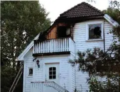  ?? FOTO: HENRIK IHME ?? Ingen personer befant seg i boligen da brannen oppstod. En mann er dømt til fengsel for å ha satt fyr på huset.