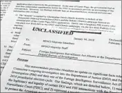  ?? Susan Walsh Associated Press ?? DEMOCRATS on the House Intelligen­ce Committee did not have any input in writing the memo.