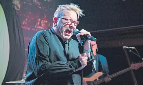  ?? Picture: Paul Smith. ?? John Lydon with Public Image Ltd gave a “blistering” performanc­e at Church on Friday.