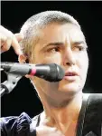  ??  ?? Sinead O’Connor