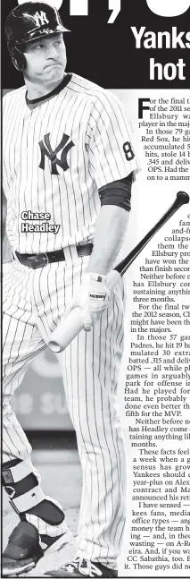  ??  ?? Chase Headley