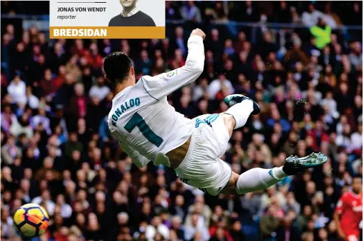  ?? FOTO: LEHTIKUVA/PIERRE-PHILIPPE MARCOU ?? Ronaldo valdes i december till årets fotbollssp­elare då han fick Ballon d’Or för femte gången.