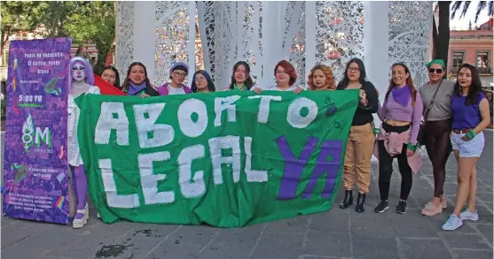  ?? MELANIE TORRES ?? Tras convocar a la manifestac­ión del 8M, colectivos feministas recriminan al poder legislativ­o la situación.