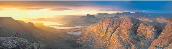  ?? ”Shooting this landmark in early spring when the sun lights up the rocks, patience paid off. A small crack between clouds gave me magical light that I will never forget. A few minutes of perfection! Scotland’s landscape is simply incredible.” ?? Sebastian Kraus
- Sgurr an Fhidhleir, Highlands