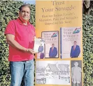  ?? Supplied ?? NEVILLE Naidoo’s book traces his roots. |
