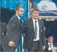  ?? FOTO: PERE PUNTÍ ?? Juande con Guardiola Nunca olvidará el 2-6