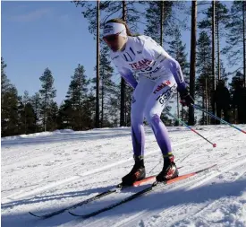  ?? FOTO: LEHTIKUVA/VESA MOILANEN ?? Eveliina Piippo möter stora förväntnin­gar i landslaget.
■