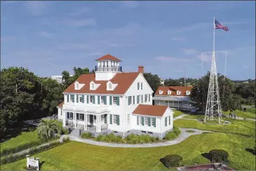  ?? HARLAN HAMBRIGHT / COURTESY OF COASTAL GEORGIA HISTORICAL SOCIETY VIA AP ?? The historic former Coast Guard station on St. Simons Island will house the World War II Home Front Museum scheduled to open on the Georgia coast in 2018.