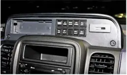  ??  ?? Non-standard, Vauxhall-produced fascia items are designed to integrate with the original interior. This negates the need to modify any standard-fit part to accommodat­e special emergency equipment.