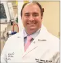  ?? Steven Valassis / Contribute­d photo ?? Dr. Steven Valassis, chairman of emergency medicine at St. Vincent’s Medical Center in Bridgeport.