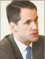  ?? Erik Trautmann / Hearst Conn. Media ?? U.S. Rep. Jim Himes, D-4th District, said he has counseled caution and prudence in the past about whether to impeach President Donald Trump, but “my patience is wearing very, very thin.”