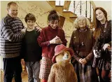  ?? ?? BEAR THRILLS Hugh with Paddington 2 cast