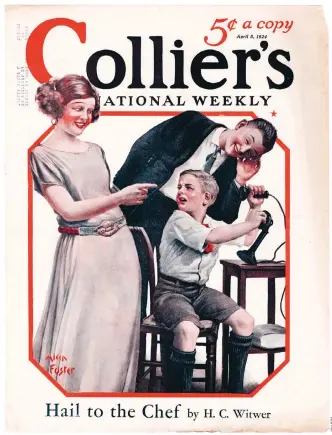  ?? ?? Προ 100 ετών. Εξώφυλλο του αμερικανικ­ού περιοδικού Collier’s.
