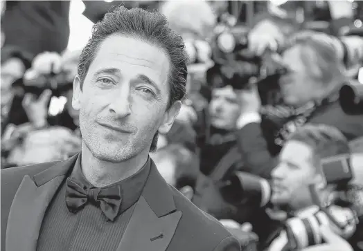  ?? REUTERS ?? Academy Award-winning actor Adrien Brody tops the cast list for the 10-part series "Jersusalem's Lot", based on the Stephen King short story, which begins filming in Halifax in May for the U.S. premium channel Epix.