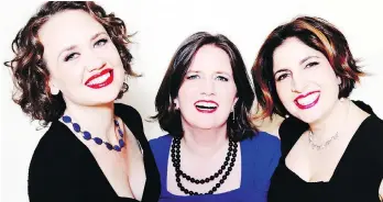  ??  ?? The vocal trio Duchess will play the TD Ottawa Jazz Festival on June 24.