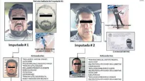  ??  ?? Según reportes de la PGJ capitalina, los inculpados tienen ingresos carcelario­s por los delitos de robo calificado, robo a negocio con violencia y privación de la libertad.