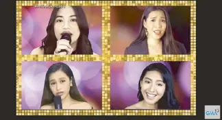  ??  ?? From top left, clockwise: Julie Anne San Jose, Aicelle Santos, Thea Astley and Golden Cañedo sing the hits of Side A