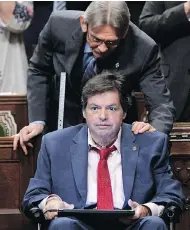  ?? ADRIAN WYLD / THE CANADIAN PRESS ?? Ottawa-Vanier MP Mauril Bélanger has proposed changes to neutralize gender in the lyrics to O Canada,
saying that “Canada is all of us, not some of us.”