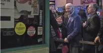  ?? BRIDGET BENNETT/NEW YORK TIMES FILE PHOTO ?? Former Vice President Joe Biden greets attendees after a campaign event for Asian Americans and Pacific Islander community members in Las Vegas, Nev., in February.