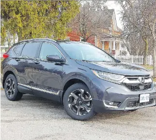 ?? BRIAN HARPER/DRIVING ?? The 2017 Honda CR-V is the fifth generation of the all-wheel-drive compact SUV.
