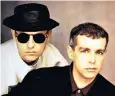  ??  ?? Longevity: Pet Shop Boys’ career has spanned more than three decades