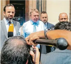  ?? Foto: Stefan Meiser ?? Nicht viel herausgeko­mmen ist am Donnerstag bei Claus Peter Reischs Gerichtste­r min in Malta, am 11. September wird weiterverh­andelt.