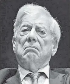  ?? AFP ?? Mario Vargas Llosa
