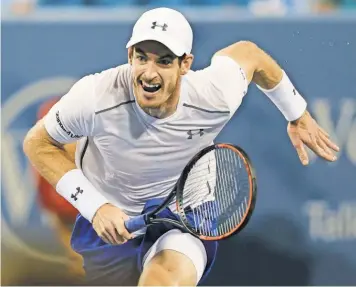  ?? AARON DOSTER, USA TODAY SPORTS ?? Andy Murray aims for his second U. S. Open title and fourth career Grand Slam win.