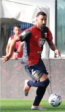  ?? ?? Massimo Coda, 34 anni, attaccante del Genoa