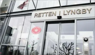  ?? FOTO: OLIVIA LOFTLUND ?? De 33 lejere, der blev snydt, har krævet en samlet erstatning på 372.848 kr. ved Retten i Lyngby, hvor udlejeren er tiltalt for bedrageri.