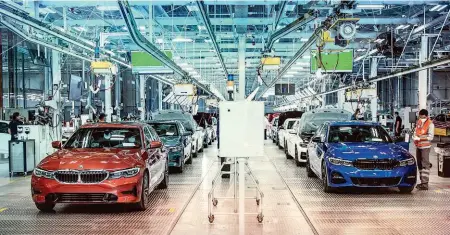  ?? CORTESÍA: BMW ?? en San Luis Potosí de BMW opera desde 2019 produciend­o poco más de 212 mil vehículos