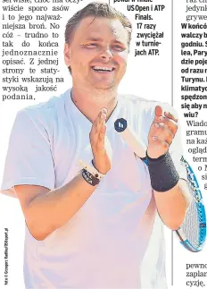  ?? ?? Marcin Matkowski to jeden z najlepszyc­h polskich deblistów w historii. Występował w finale Usopen i ATP Finals. 17 razy zwyciężał w turniejach ATP.